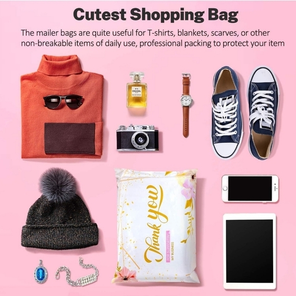 🌸 🔹️🔟 Poly mailers - 10X13  Floral Design ✨️🌸 - Picture 5 of 6